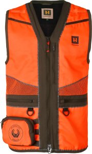 Vesta Härkila Wildboar Pro Blaze Waistcoat, barva: oranžová, velikost: XL