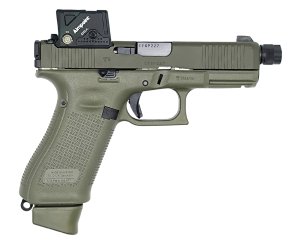 Pistole samonab. Glock, Mod.: 45 Hunter, Ráže: 9mm Luger, MOS/ FS, kolimátor,závi M13,5x1