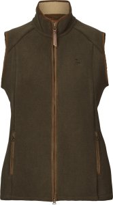 Vesta dámská Härkila Sandhem Sherpa Fleece, barva: zelená, velikost: L