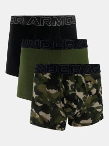 Pánské boxerky Under Armour M UA Perf Cott Nov 6in - 3pk, barva: zelená, velikost: L