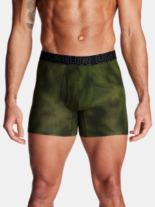 Pánské boxerky Under Armour Performance Cotton 6in - 3pk, barva: zelená, velikost: XXL