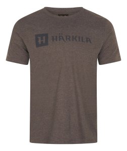 Triko Härkila Identity S/S, barva: hnědá, velikost: 3XL