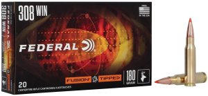 Náboj kulový Federal, Fusion Tipped, .308 Win., 180GR (11,6g), FT