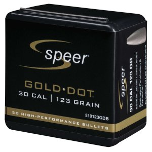 Střela Speer, Gold Dot Rifle, .311"/7,62mm, 123GR (7,97g), GoldDot