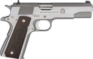 Pistole sam. Springfield Armory, Model: 1911 Mil-Spec, Ráže: .45 ACP, hl: 5", nerez