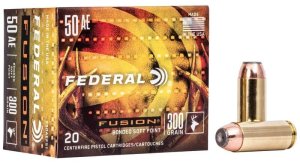 Náboj kulový Federal, Fusion, .50 AE, .300GR (19,44g), Soft Point Fusion