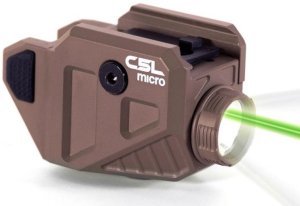 Svítilna Viridian Weapon Tech, C5L Micro s laserem, výkon 550 lumenů, FDE