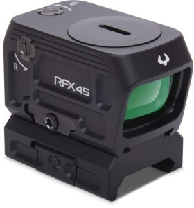 Kolimátor Viridian Weapon Tech, RFX45 Closed Emitter, kompatibilná s ACRO LM, černý