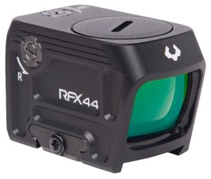 Kolimátor Viridian Weapon Tech, RFX44 Compact Closed Emiter, kompatibilní s ACRO LM, černý