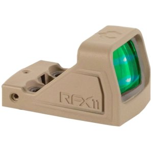 Kolimátor Viridian Weapon Tech, RFX11, 1x16 Micro, rozhraní montáže Shield, FDE