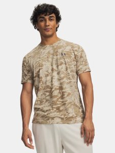 Tričko Under Armour UA ABC CAMO SS, velikost: L, barva: béžová