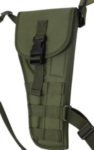 Pouzdro na hruď Falco, D710, pro revolvery Taurus/ Raging Hunter, hl.:8,37", zelené, nylon