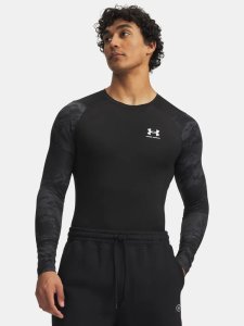 Pánské tričko Under Armour UA HG Armour Comp CB LS, velikost: XXL, barva: černá