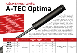 Tlumič A-TEC, model OPTIMA 45, modulový, pro ráže do .30" (7,62mm), na závit 1/2"-28