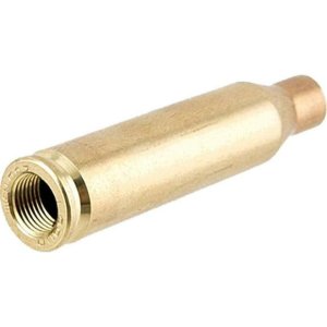 Modifikovaná nábojnice Hornady, pro měření délky k přechod. kuželu, ráže .243 Win.