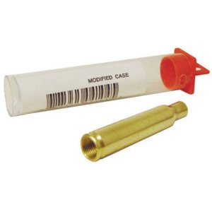 Modifikovaná nábojnice Hornady, pro měření délky k přechod. kuželu, ráže 6mm GT