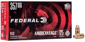 Náboj kulový Federal, American Eagle, .357 Sig, 125GR (8,10g), FMJ